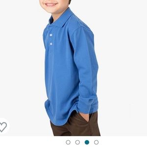 Leveret blue polo top shirt